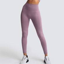 NCLAGEN Seamless Solid Color Yoga Pants Woman High Waist Elastic Gym Sport Dry fit Workout Running Squat Proof Fitness Leggings