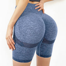 NCLAGEN Women Seamless Yoga Shorts High Waist Butt Lifting Sports Tights Squat Proof Gym Workout Fitness Active Wear Leggings
