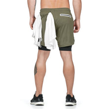 2020 NEW Men's Running Shorts Mens 2 in 1 Sports Shorts Male double-deck Quick Drying Sports men Shorts Jogging Gym Shorts men