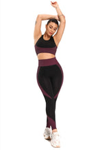 Brand Sport Suit Woman Seamless Running Tracksuit Sportswear Gym Crop Top Yoga Pant Fitness Clothes Workout Leggings 2 Piece Set