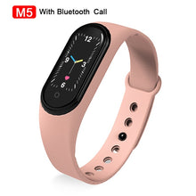 M5 Smart Bracelet Bluetooth Call Wristband Heart Rate Phone Watch Blood Pressure Monito M4 Fitness Tracker For Xiaomi Huawei Ios