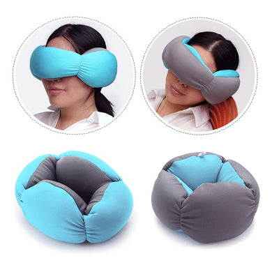 3 Colors Comfortable Office Lunch Desk Break Ostrich Cushion Pillow Hollow Design Breathable Power Lazy Nap Pillow